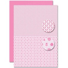 Basis papir - Babygirl - Lyserød