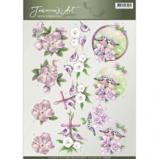 Jeanine`s Art -  Blomster - Fugle
