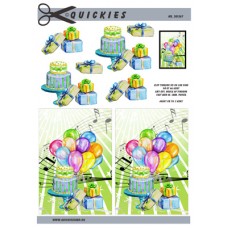Quickies - Fødselsdag- Gaver og balloner- Grøn