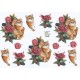 Blomster - Dekoration med kat