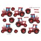 Transport - Rød Traktor
