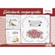 Hobbydols 212 - Geborduurde Voorjaarsgroeten