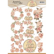 Jeanine/s Art - Blomster - Fugle