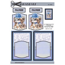 Quickies - Blå hund i ramme