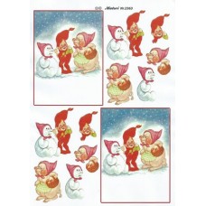 Jul - Nisse - Gris - Snemand