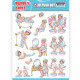 Udstanset - Yvonne Creation - Bubbly Girls tager bad