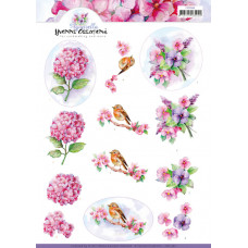 Yvonne Creation - Blomster  - Fugle