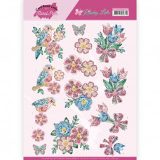 Yvonne Creation - Floral Pink - Fugl - Blomster