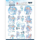 Udstanset - Yvonne Creation - Sparkling Winter - Snemand og Børn