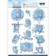 Udstanset - Yvonne Creation - Sparkling Winter - Ugler