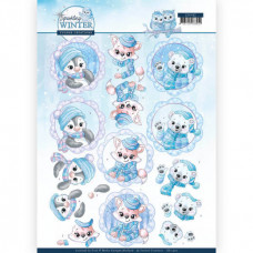 Yvonne Creation - Sparkling Winter - Pingvin - Isbjørn