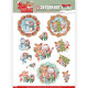 Udstanset - Yvonne Creation - Sweet Christmas - Dyr