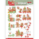Udstanset - Yvonne Creation - Sweet Christmas - Tog - Kager