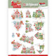 Udstanset - Yvonne Creation - Sweet Christmas - Huse
