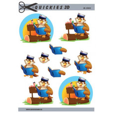 Quickies 3d -Blå student