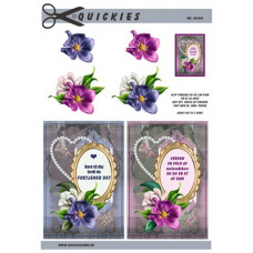 Quickies - Perle hjerte med tekst