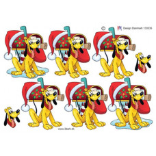 Jul - Pluto med julepostkasse