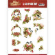 Udstanset - Marieke Design - Touch of Christmas - Fugle