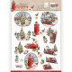 Jul - Amy design - Nostalgic Christmas  - Tog - Postkasse