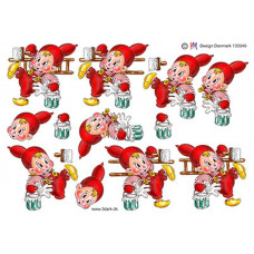 Jul - Nissedreng med stige