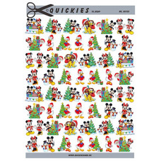 Quickies til scrap - Mickey med venner 