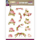 Udstanset - Marieke Design - Romantic Roses