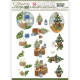 Udstanset - Jeanine/s Art - Christmas Cottage-Dekorationer